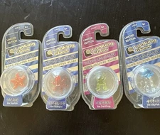 Looking Glass Torch Sculpture Limited Edition Set of 4 Hand Crafted Glass NIB