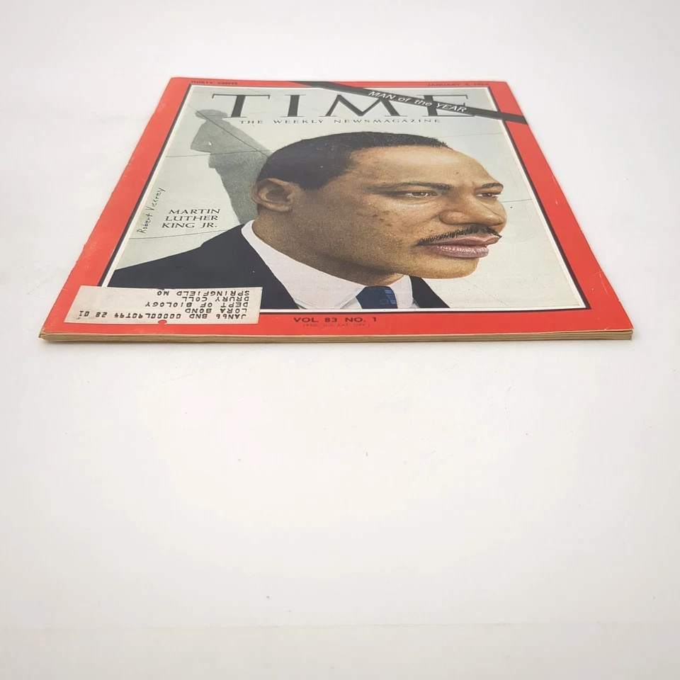 TIME Martin Luther King Jr Man of the Year Civil Rights Magazine 1964 - Image 3 of 4