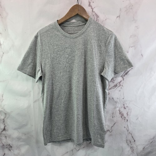 T-shirt Homme Everlane XL Gris - Coton Bio Heavyweight, Avec Poche, Occasion En Parfait état