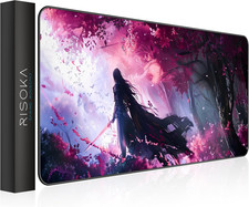 XXL Gaming Mouse Pad 35.4 X 15.7 Inch - Water-Resistant & Stitched Edges - Large