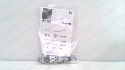 RITTAL 1590.000   WALL FIXING KIT, F/KL, MOUNTING BRACKETS, NEW #355587