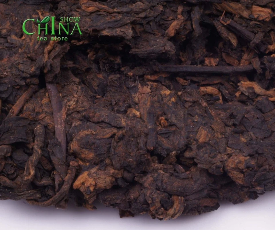 Pastel Yunnan Puer envejecido de alto nivel 1989 té de porcelana famoso * Sello verde Foto 4 de 4