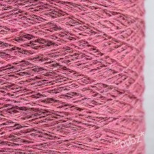 RENNIES SUPERSOFT SHETLAND WOOL YARN 400g CONE COTTAGE PINK 3 4 PLY KNITTING