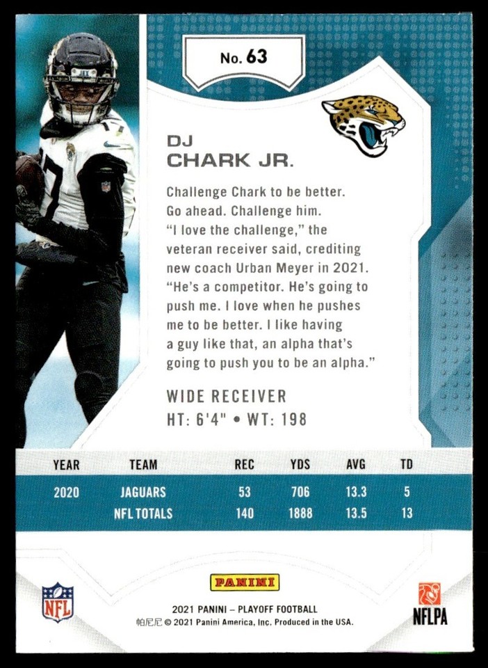 dj chark jaguars stats