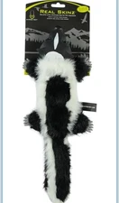 Hyper Pet 48847 Real Skinz Dog Toy, Skunk,Black/White