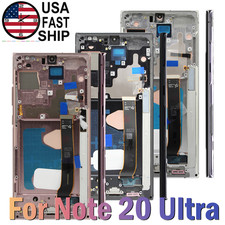 OLED Digitizer  Frame LCD Display Touch Screen For Samsung Galaxy Note 20 Ultra