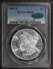 1881-S (MS66 CAC) Morgan Silver Dollar $1 PCGS - Stunning Gem