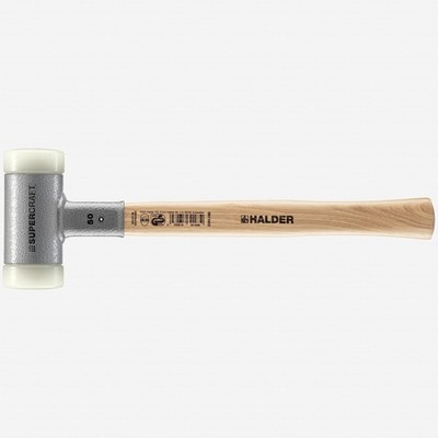 Halder Supercraft Dead Blow, Non-Rebounding Hammer with Nylon Face Inserts and S
