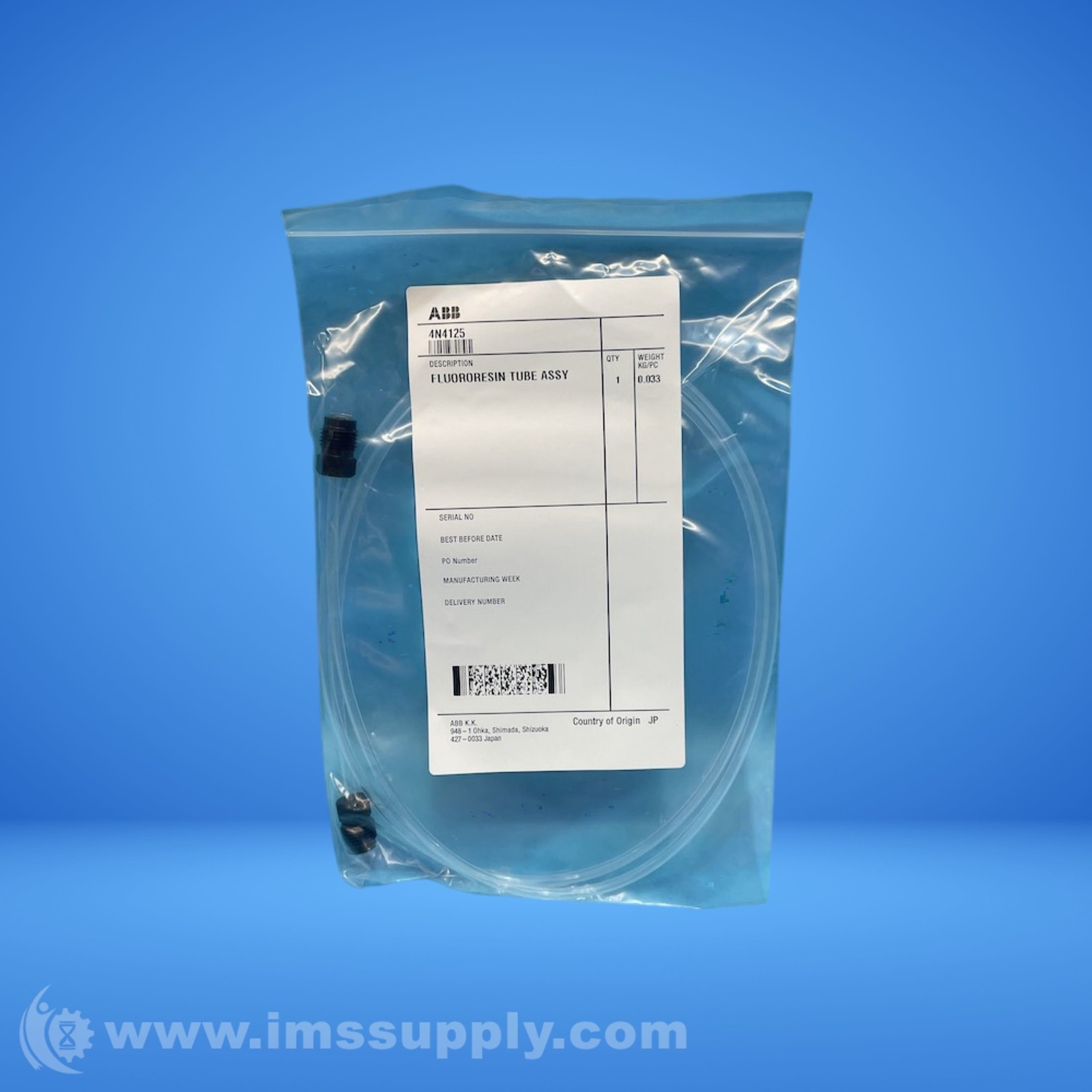 ABB 4N4125 Fluororesin Tube Assembly FNOB