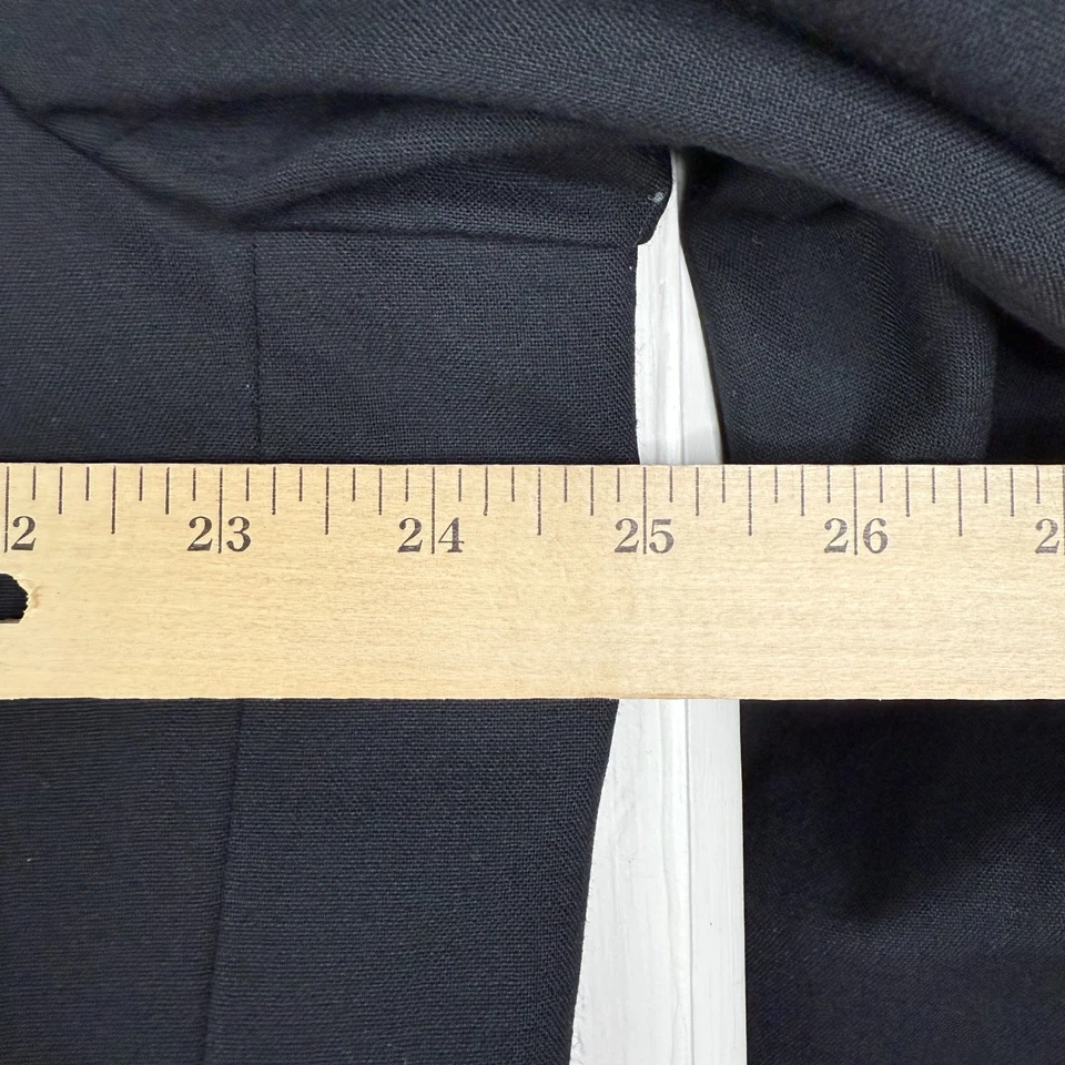 Jones New York Esmoquin Para Hombres 46L Negro 2 Botones Muesca Solapa 100% Lana Pantalones 42x31 Foto 3 de 4