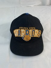 Mitchell & Ness Golden State Warriors Snapback Hat Black Hardwood Classics Cap