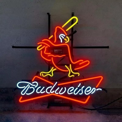 St. Louis Cardinals Logo 20''x16'' Neon Sign Lamp Light Visual Beer Bar Decor ZZ