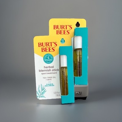 Burts Bees Blemish Stick Spot Treatment Tea Tree Oil + BHA - 2 Pack