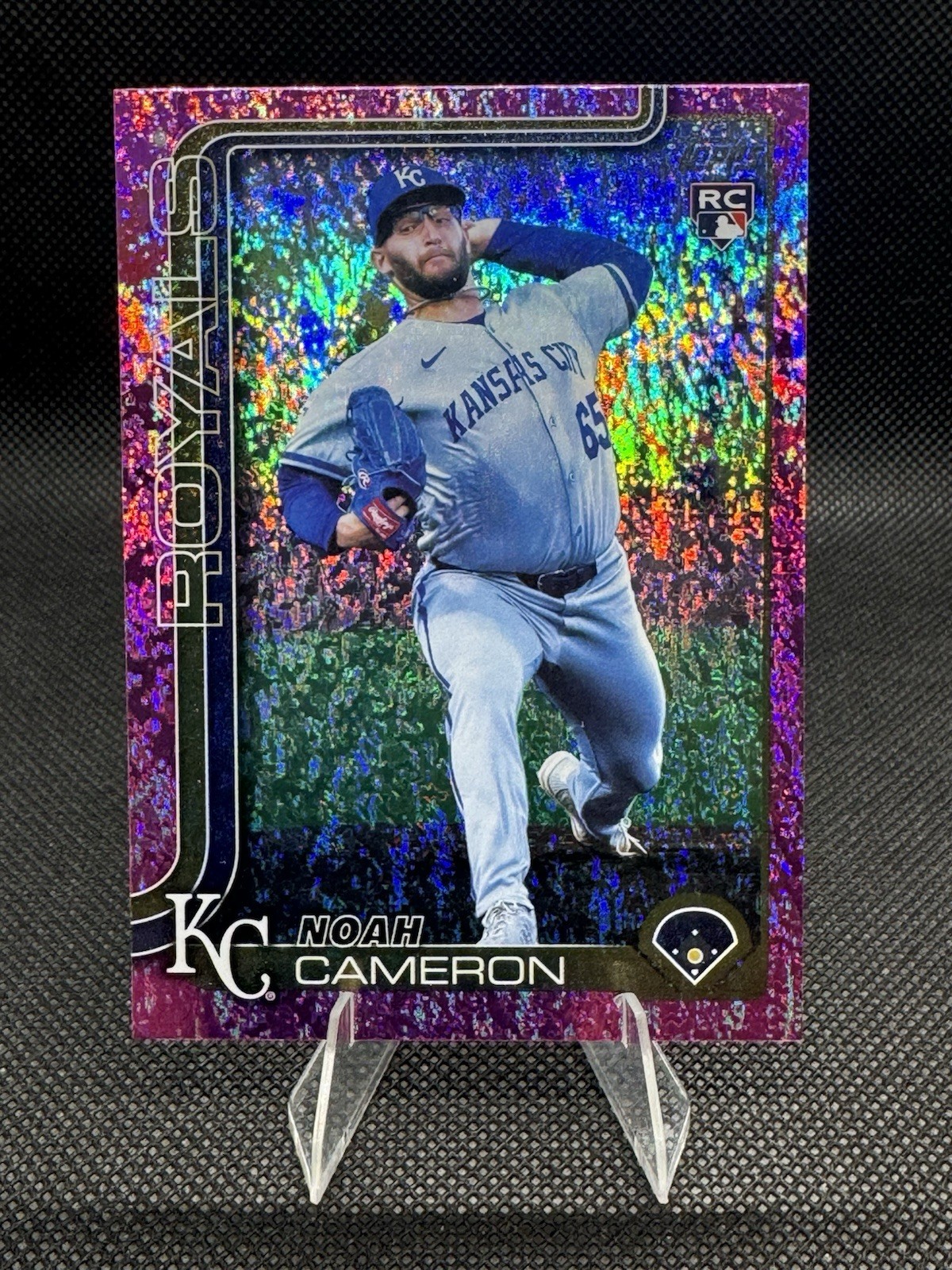 2025 Topps Update Series - Noah Cameron #US65 Pink Holo Foil (RC)