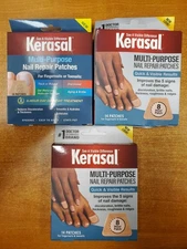 3 Boxes: Kerasal Multi-Purpose Nail Repair Patches 14 Patches ea. (1252) R3P2
