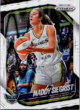 Maddy Siegrist 2025 Panini Prizm WNBA White Seismic #50 Dallas Wings