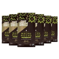 Cafédirect Machu Picchu Organic Fairtrade Ground Arabica Coffee 200g Pack of 6 24.13 per kilo