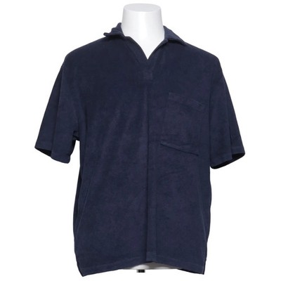 SOC, Kurzarmhemd, Größe: L, Blau, Baumwolle/Polyester, Einfarbig, Samt #m4R