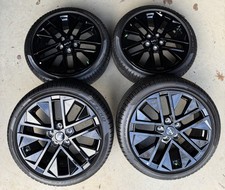 2025 Kia K5 19” OEM Wheels Rims Tires 2024 Gloss Black Set Of 4