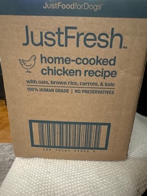 Just Fresh Home Cooked Chicken Dog Food Just Food For Dogs 7 Pack 84oz