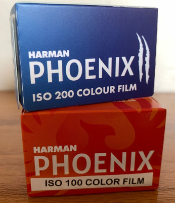 Harman Phoenix I00 and II  Twin-Pack 36 Exp Color Negative Film 35mm -SEE VIDEOS