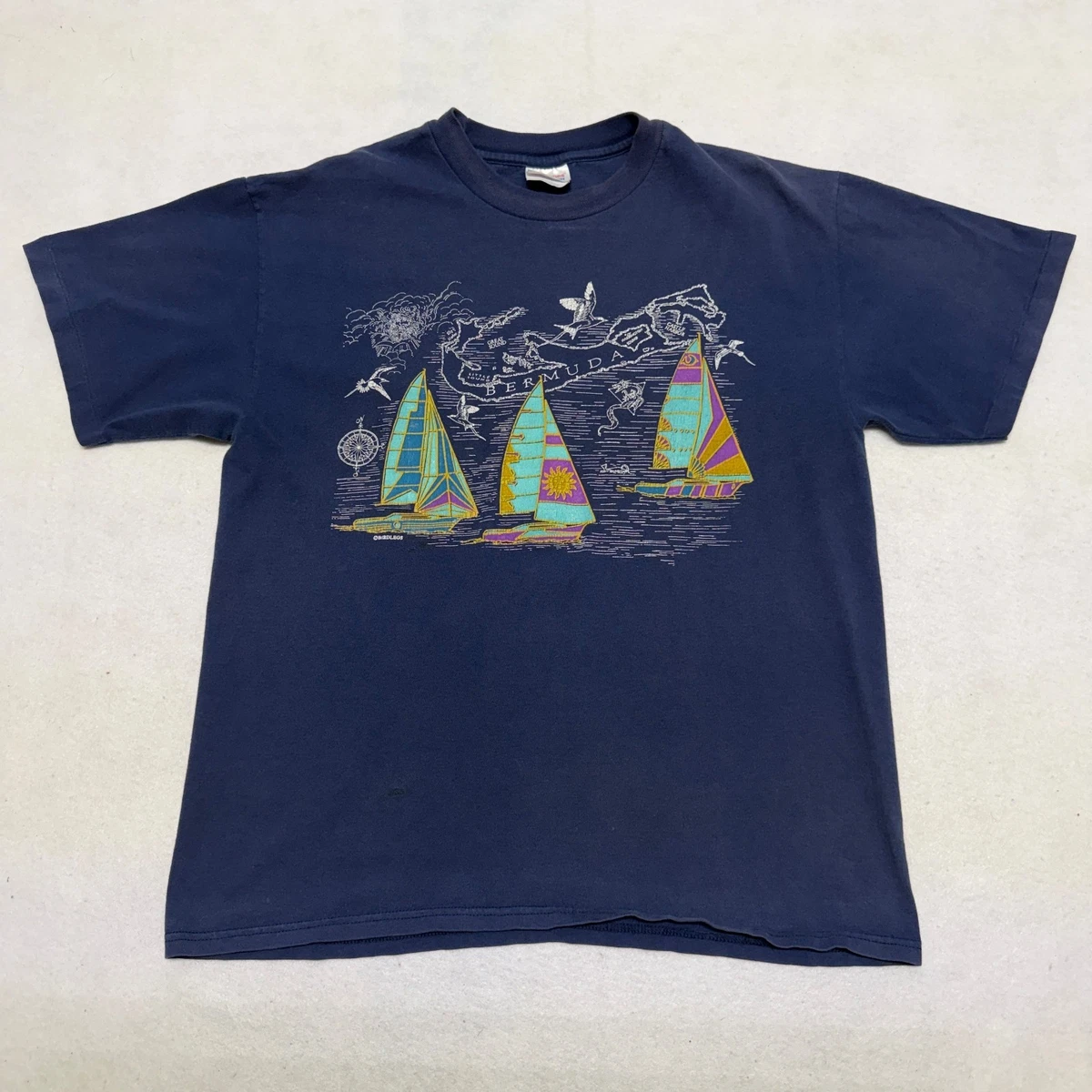 vintage sailing t shirt products for sale | eBay