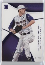 2015 Panini Immaculate Collegiate Rookie Blue 7/10 Chris Heston #122 0ne3