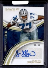 2025 Panini Immaculate Collection #II-JJT Jim Jeffcoat Immaculate Ink #/99