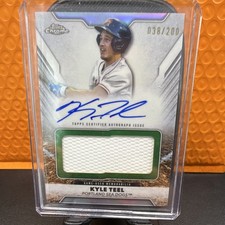 2025 Topps Pro Debut Kyle Teel PDJAR-KT Auto Jumbo Relic RC /200 Sea Dogs