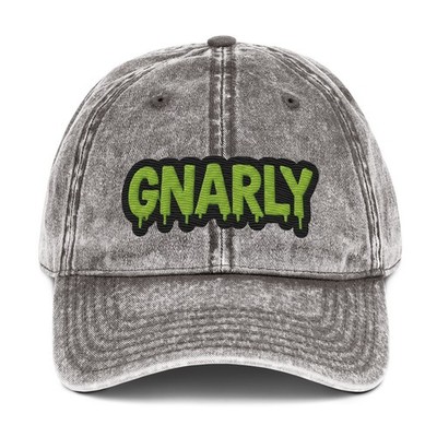 KATSEYE Inspired Hat | ''Gnarly'' Embroidered Vintage Washed Cap | Dad Style Hat