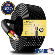 18 Gauge 3 Conductor Electrical Wire 50 FT, 18AWG UL 2464 Stranded Power Cable,