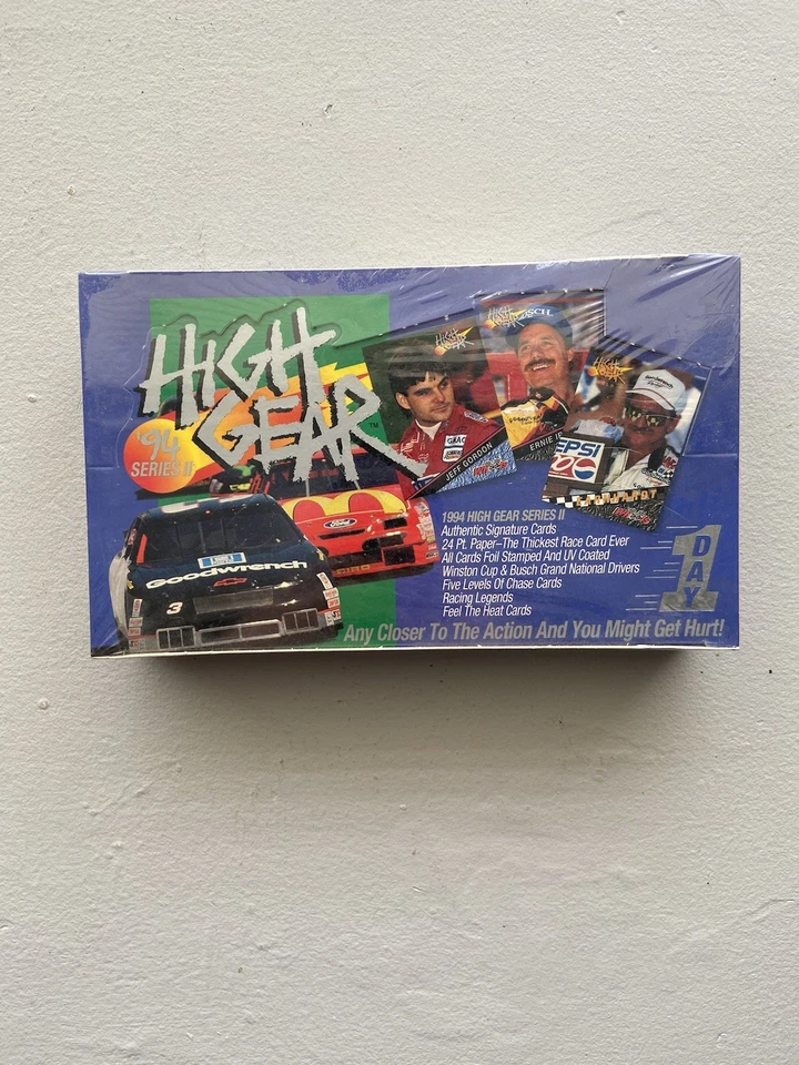 1994 Wheels High Gear Series II DAY 1 'Sealed' Trading Card Box - Image 2 of 4