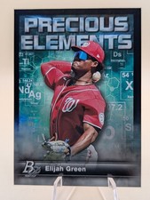 2023 Bowman Platinum Elijah Green Precious Elements insert baseball card #PE-24