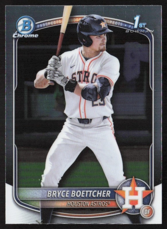 2025 Bowman Chrome Prospects Bryce Boettcher #BCP-243 GS1-8