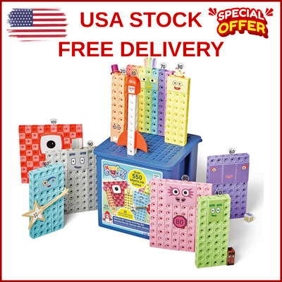 Numberblocks Mathlink Cubes Set Kids Educational Toys Preschool Learning