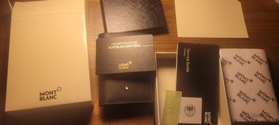 Montblanc Meisterstuck Bifold Leather Card Holder Wallet - Black