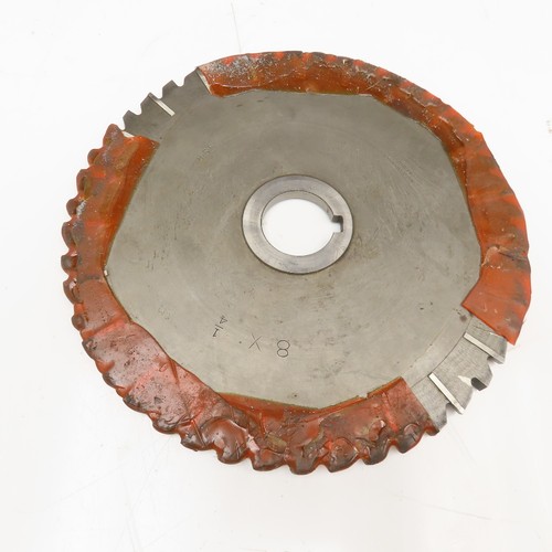 Brown & Sharpe 8" x 1/4" Slot Cutting Blade 1-1/4" Bore Stagger Tooth 39T