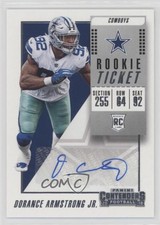 2018 Panini Contenders Dorance Armstrong Jr #315 Auto 7eo