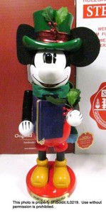 VTG DISNEY STEINBACH MICKEY MOUSE NUTCRACKER 14" in Box w/ COA