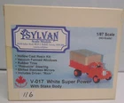 HO 1:87 Sylvan Scale Models # V-017 White Super Power w/ Stake Body KIT