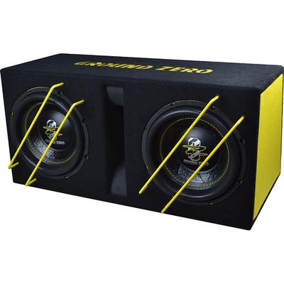 Ground Zero GZIB 2.10SPL 25cm Bassreflex Subwoofer 2 x 1 Ohm 1400 Watt SPL - Bild 1 von 2