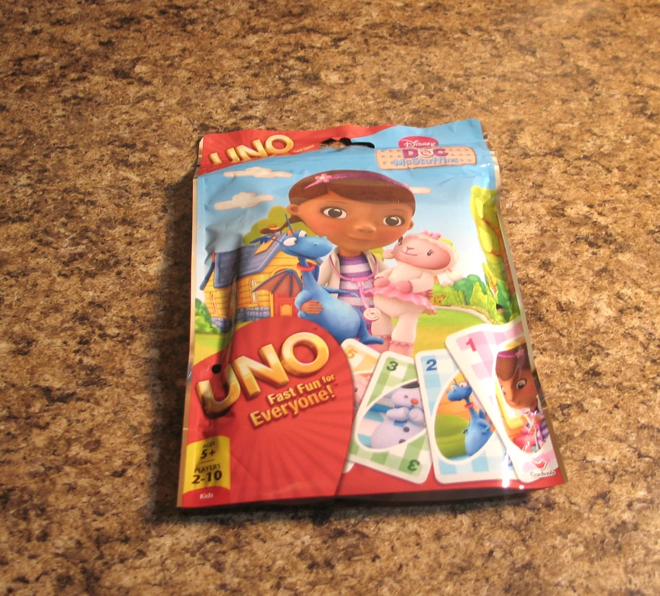 Disney DOC MCSTUFFINS UNO Card Game NEW - Image 3 of 3