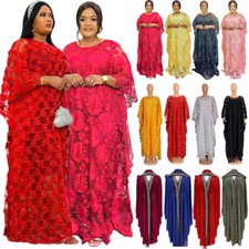 African Women Dashiki Oversize Dresses Evening Gown Dubai Kaftan Moroccan Caftan