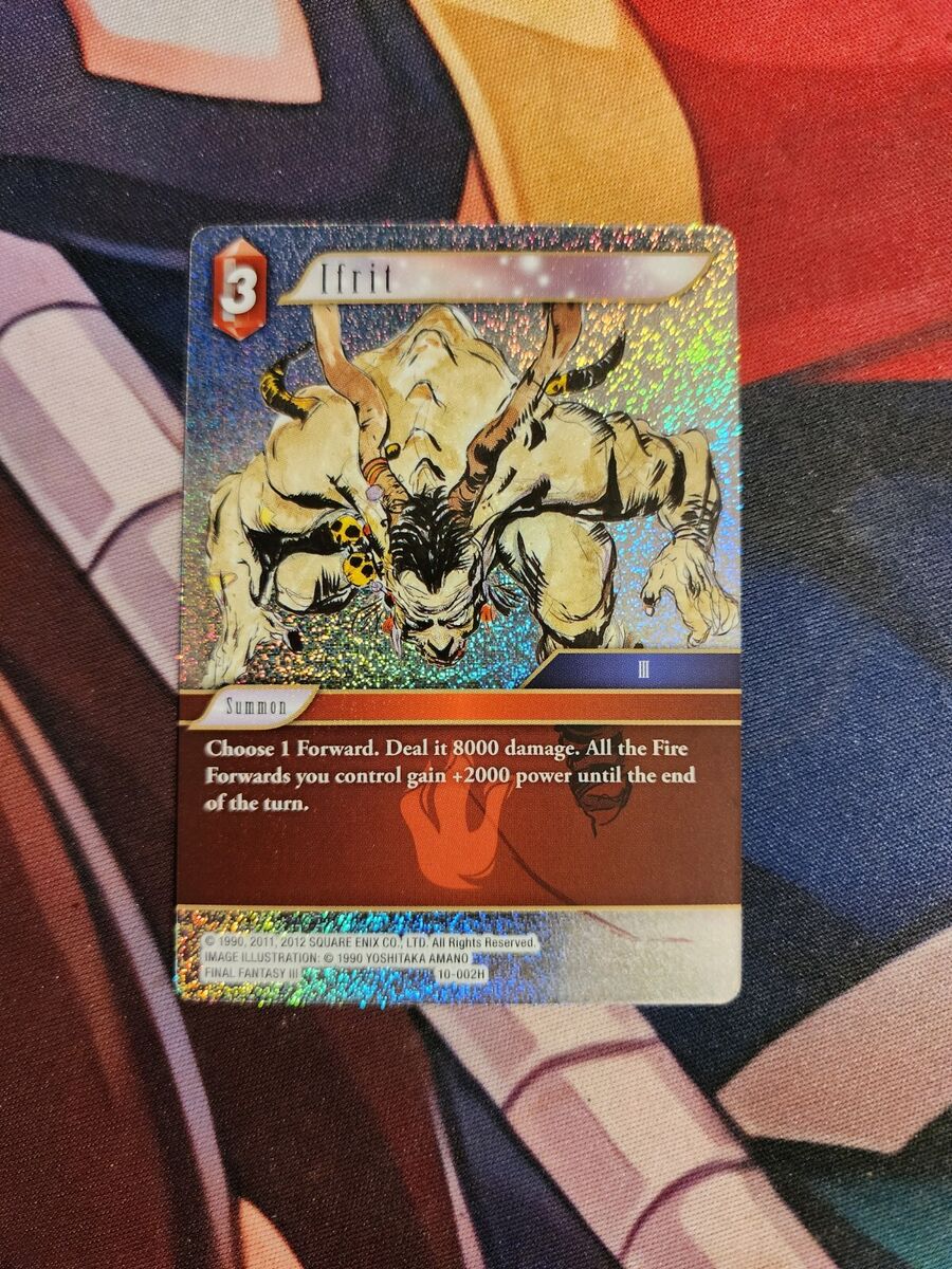 Final Fantasy TCG Ifrit Opus X 10-002H Foil Hero for sale Final Fantasy TCG Ifrit Opus X 10-002H Foil Hero for sale