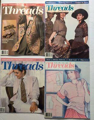 LOT OF 4 ASSORTED THREADS MAGAZINES (SEE LIST)