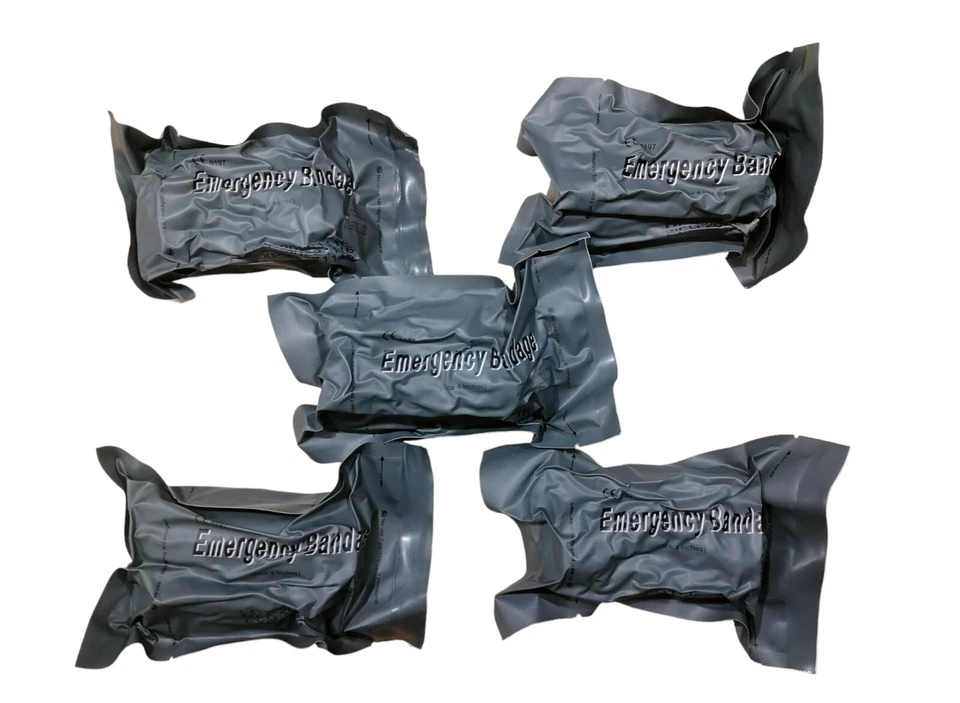 ifak pouch,🇩🇪5x Emergency Bandage 4inch Militär,Bundeswehr,NATO,TCCC, Verband