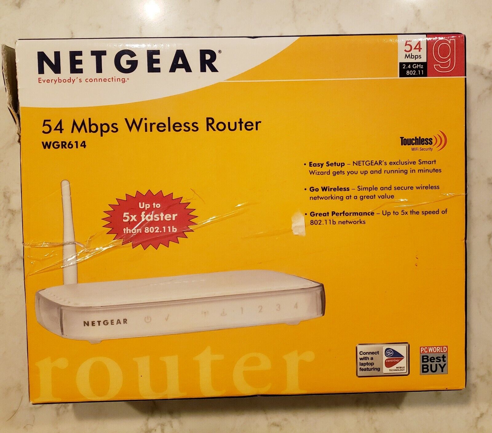 Netgear WGR614 54 Mbps 4-Port 10 大特価放出！ Pre-Owne Wireless 100 Router G SALE 98%OFF