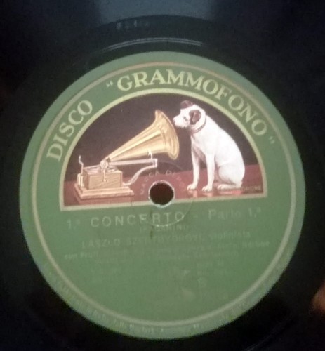 LASZLO SZENTGYORGYI PAGANINI CONCERTO PER VIOLINO 2 x 12' 78 rpm - Foto 16 di 16