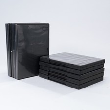 DVD/Game Cases - Black/Gray - Lot Of Ten