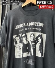 REPRINT 1990 Jane's Addiction Ritual De Lo Habitual black T shirt NH10475